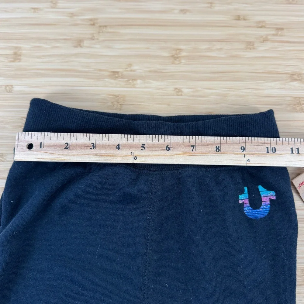 NWT! True Religion‎ Kids Black Gradient Sweatpants Size S TU848SP60